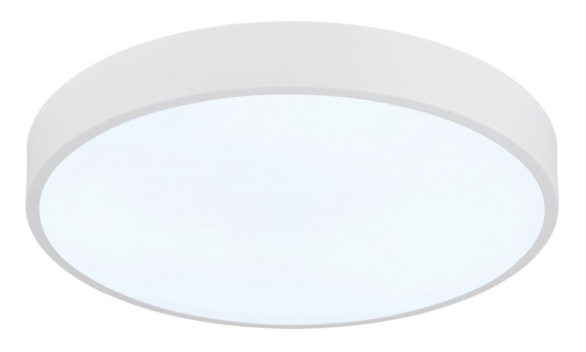Led-deckenleuchte Weiß, 24w - Opal/Weiß, Basics, Kunststoff/Metall (37,8/7cm) - Globo