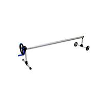Aufrollhilfe für Poolplane B: 550 cm mit Rollen - Blau/Schwarz, Basics, Metall (550cm)