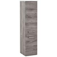Midischrank Stockholm B: 30 Cm Grau/eiche Dekor - Eichefarben/Silberfarben, KONVENTIONELL, Holzwerkstoff (30cm) - Held