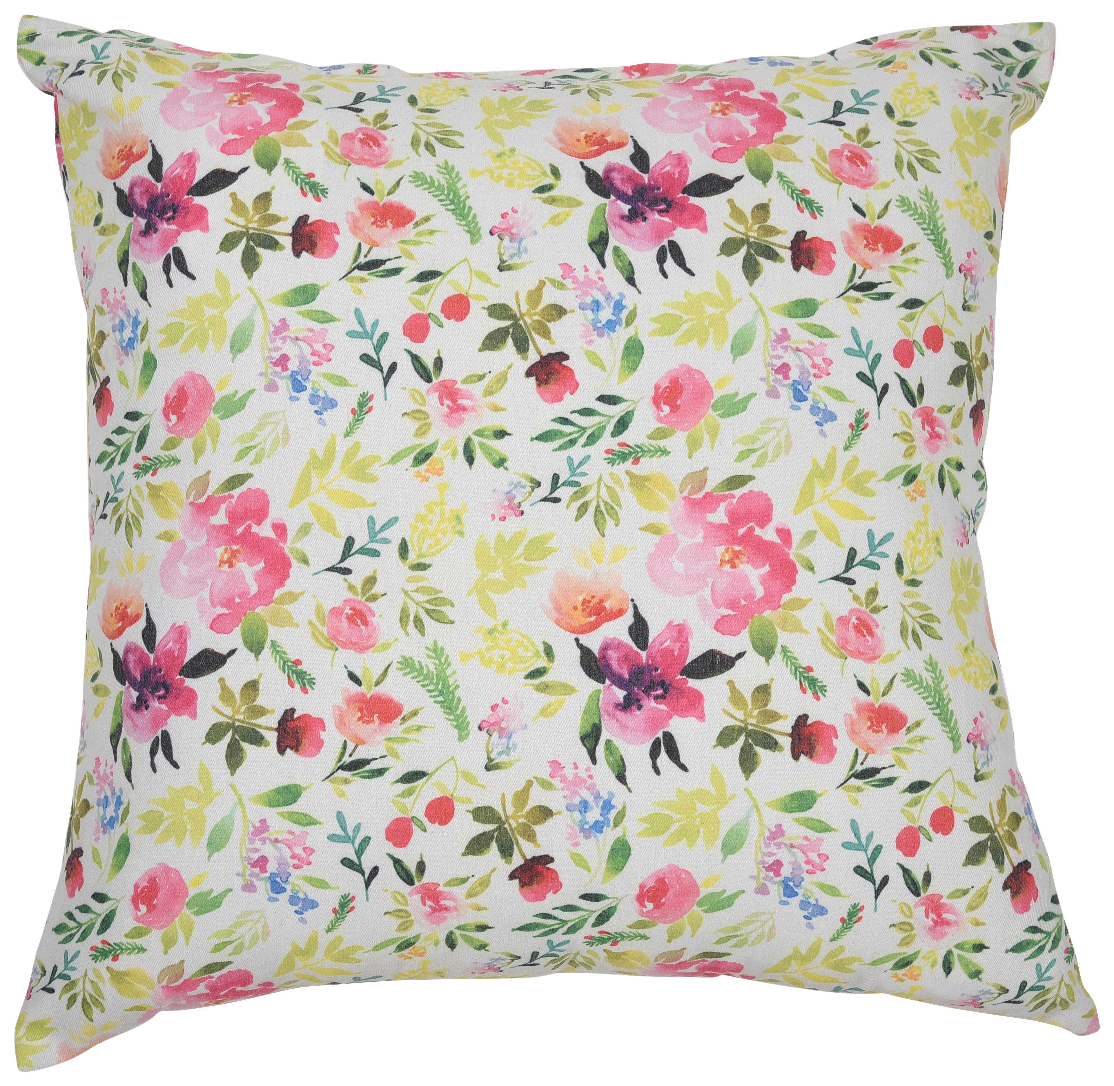 Zierkissen Alice - Multicolor, ROMANTIK / LANDHAUS, Naturmaterialien/Textil (45/45cm) - James Wood