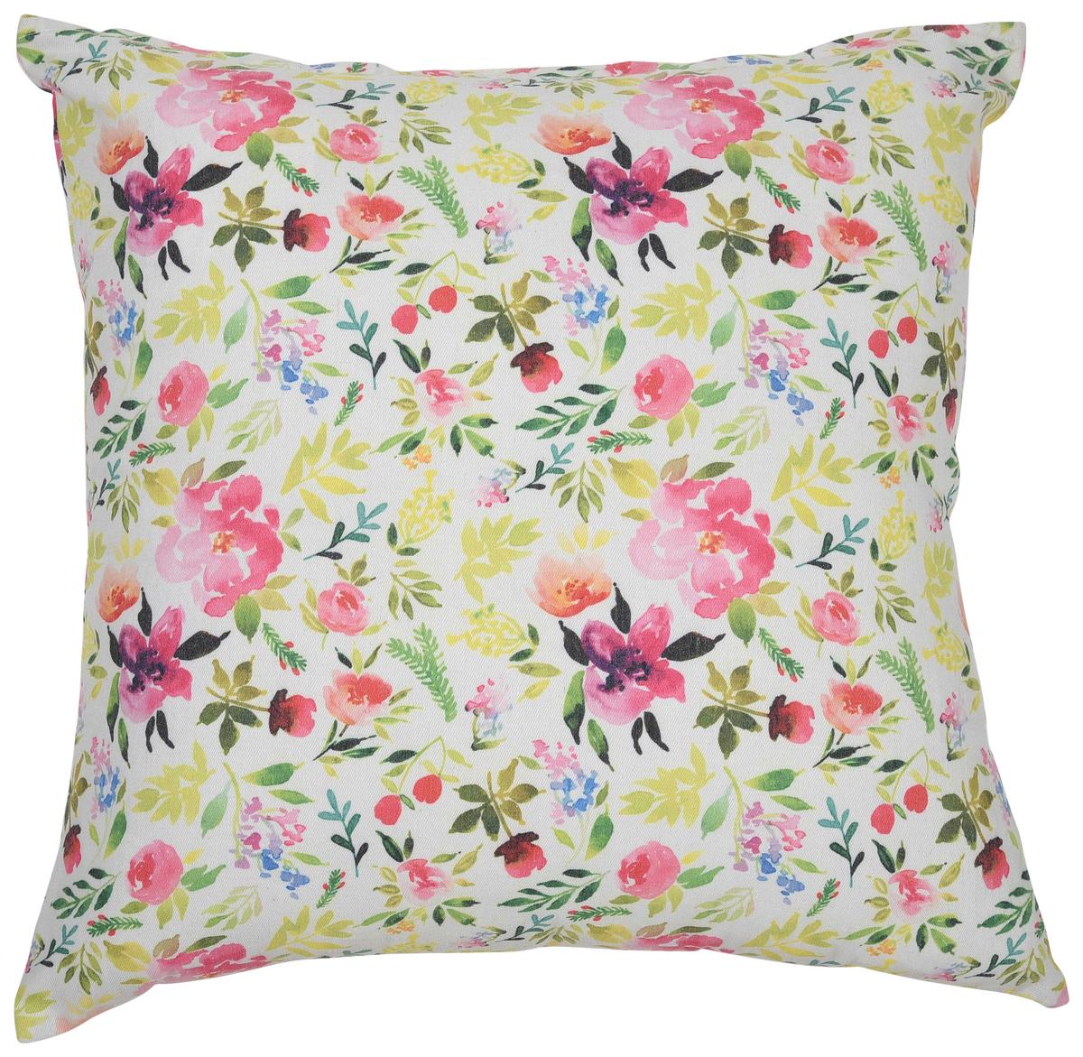 Zierkissen Alice - Multicolor, ROMANTIK / LANDHAUS, Naturmaterialien/Textil (45/45cm) - James Wood