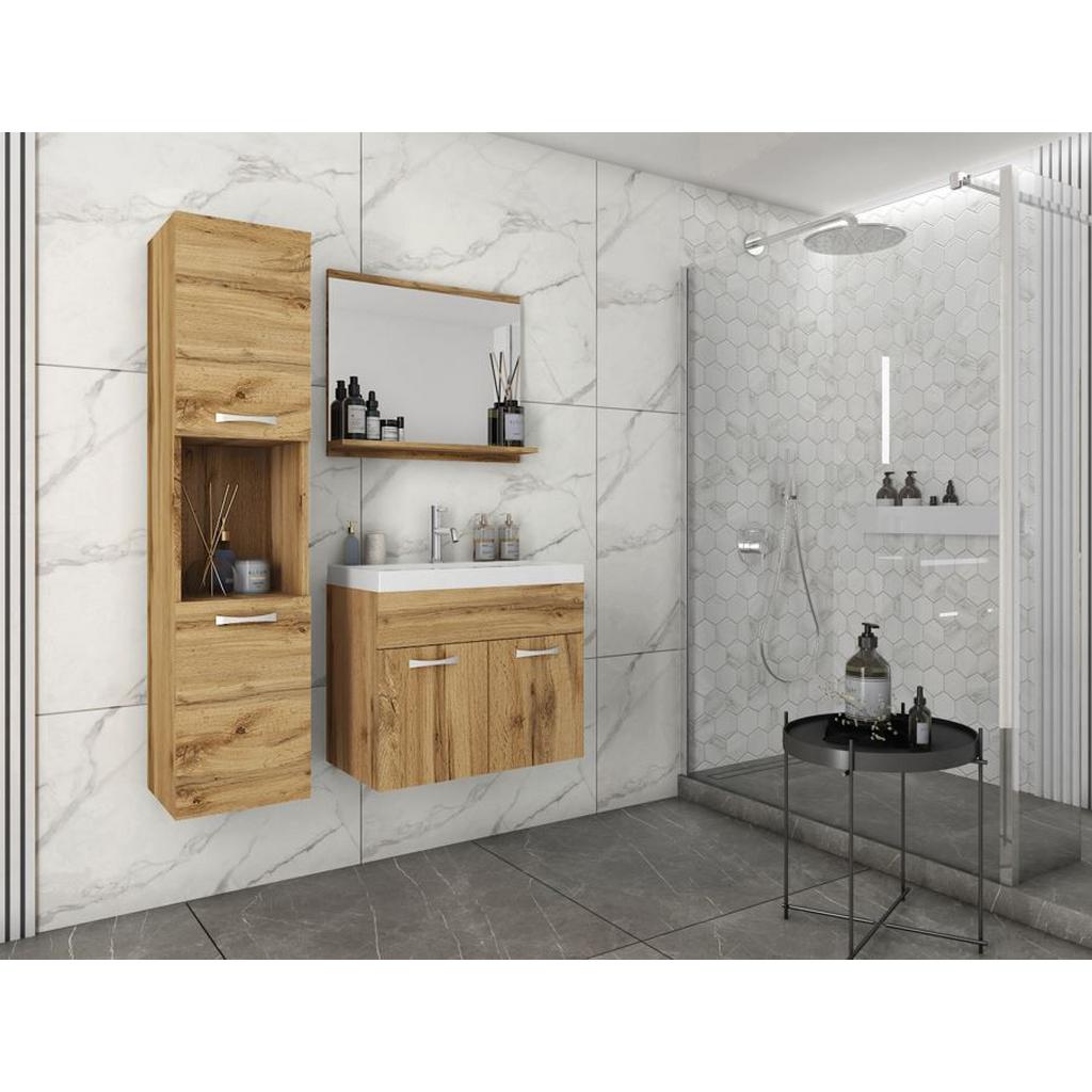 Badmöbel-set 4-tlg. Montreal 100cm Eiche Wotan