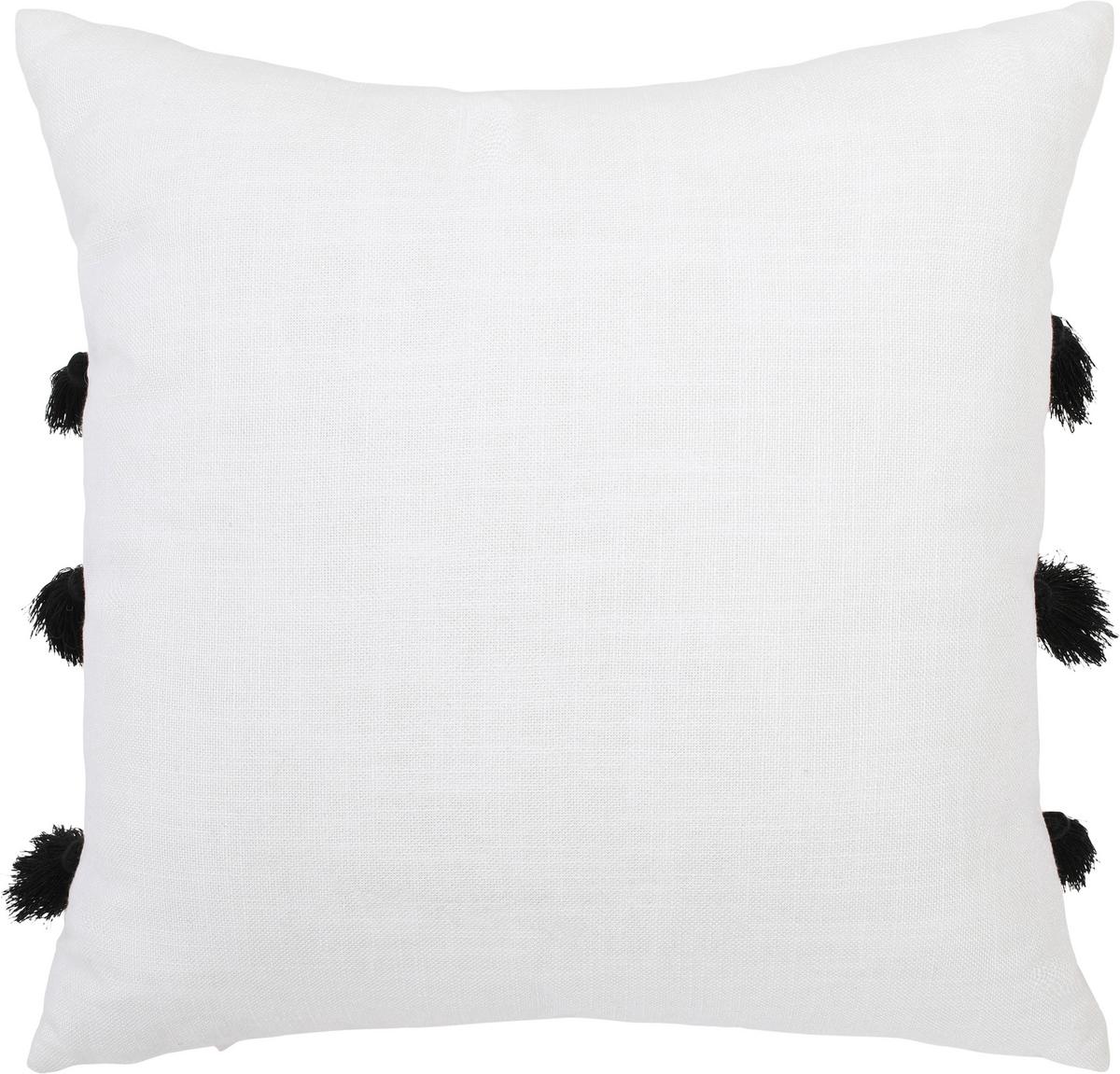 DEKORAČNÍ POLŠTÁŘ SWEET HOME - bílá/černá, textil (45/45cm) - Mömax