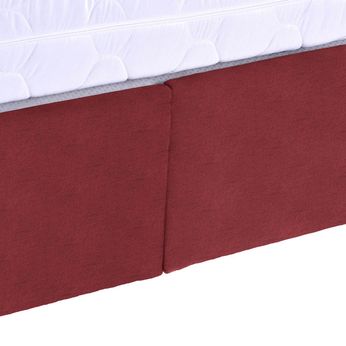 Polsterbett Mit Bettkasten 180x200 Bellagio Kirschrot - Buchefarben/Kirschrot, KONVENTIONELL, Holz/Textil (180/200cm)
