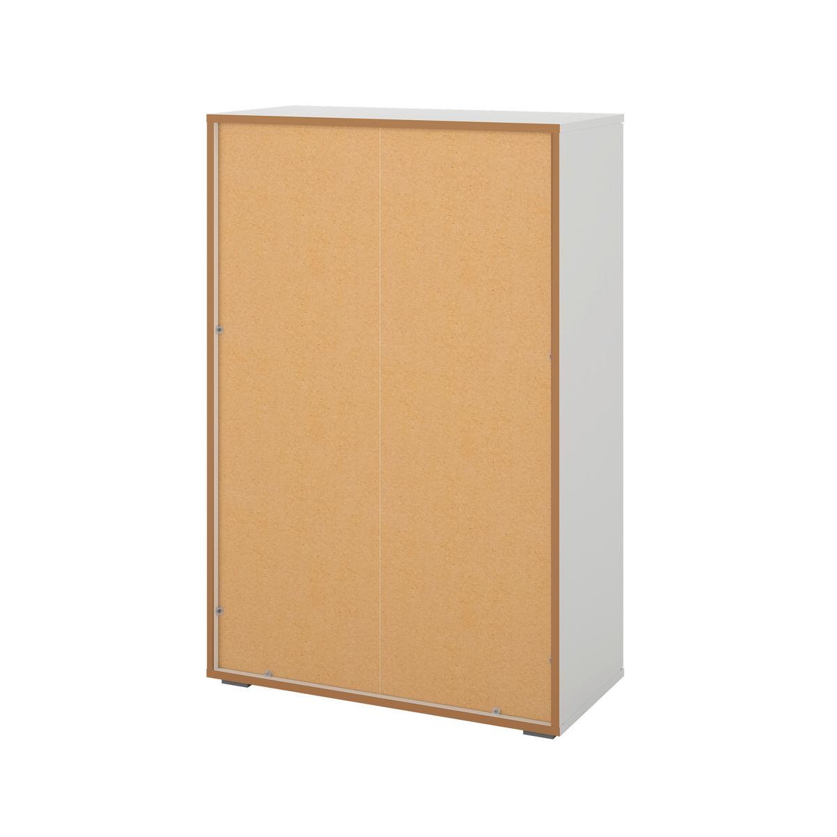 SKRINKA NA TOPÁNKY JIMMY II - biela, Konventionell, kompozitné drevo/plast (70/106/33,4cm) - Mömax