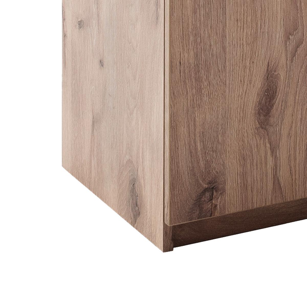 Kommode mit Led 75 cm Vancouver ,eichenfarben - Eichefarben, MODERN, Holzwerkstoff (75/99/38cm)