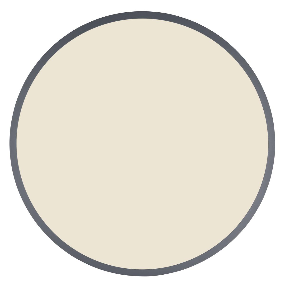 Led-deckenleuchte Ø 60 Cm Mit Farbtemperaturenwechsler - Opal/Graphitfarben, Natur, Holzwerkstoff/Kunststoff (60/8,5cm) - Globo