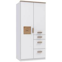 Gotland Eichefarben/weiß B: 91 Cm - Eichefarben/Weiß, MODERN, Holzwerkstoff (91/199/58cm) - MID.YOU