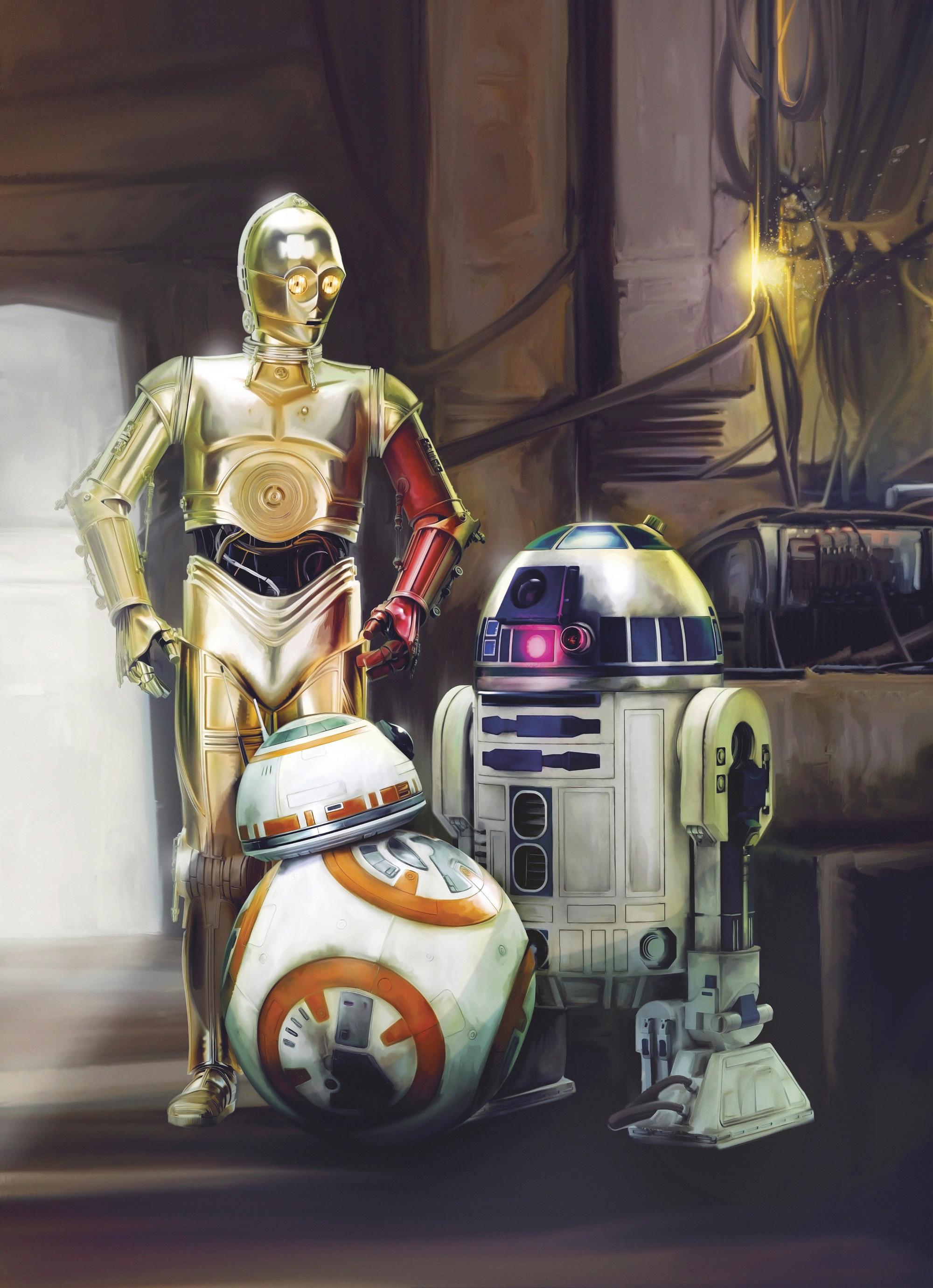 FOTOTAPETE Star Wars - Multicolor, Design, Papier (184/254cm)