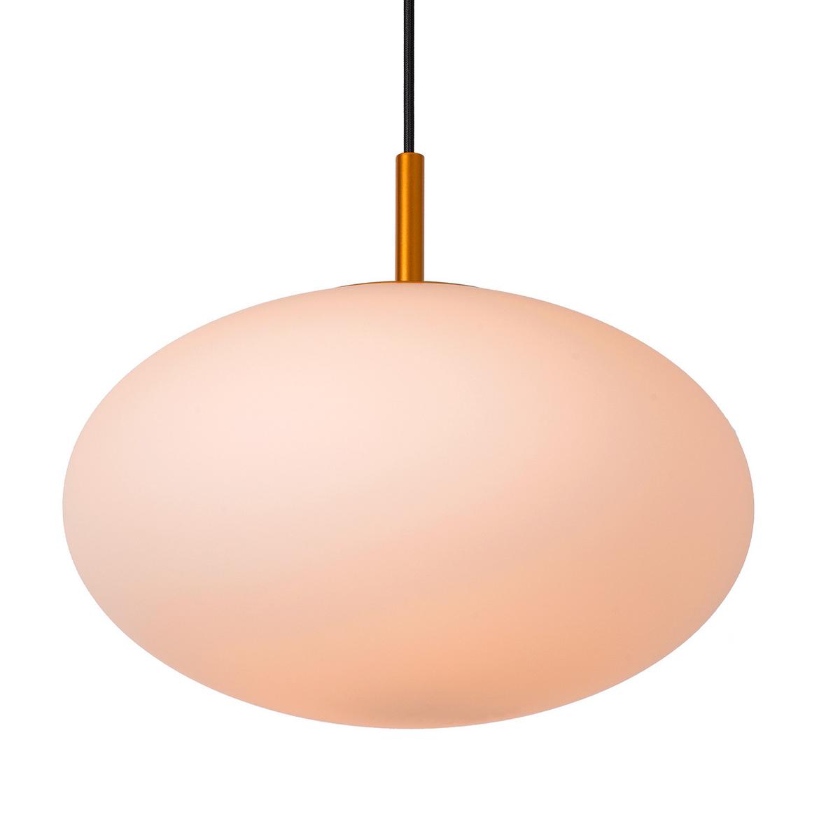 Hängeleuchte Goldfarben D: 30 cm 22w - Goldfarben, KONVENTIONELL, Glas/Metall (30/150cm)