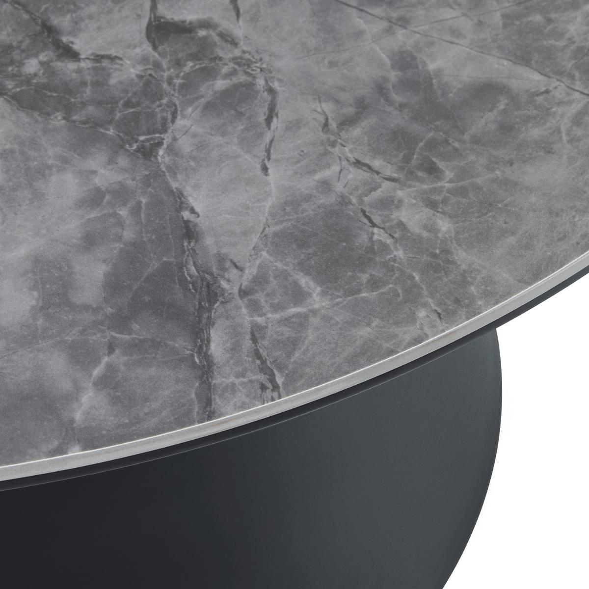 KONFERENČNÝ STOLÍK AXEL - čierna/sivá, Design, kov/kompozitné drevo (80/40/80cm) - Mömax