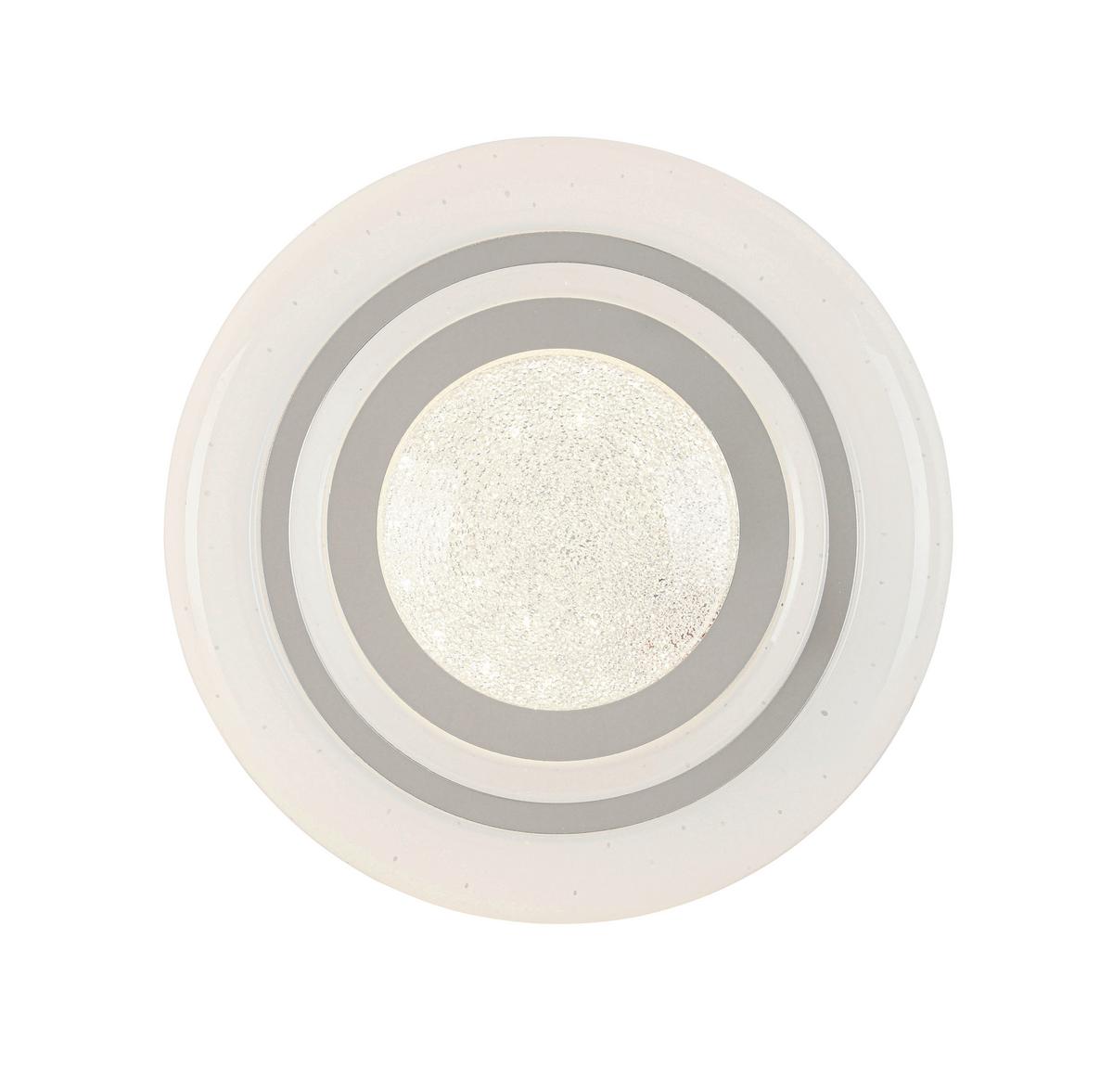 STROPNÍ LED SVÍTIDLO ALI - bílá/barvy chromu, Moderní, kov/plast (26/5,5cm) - Mömax