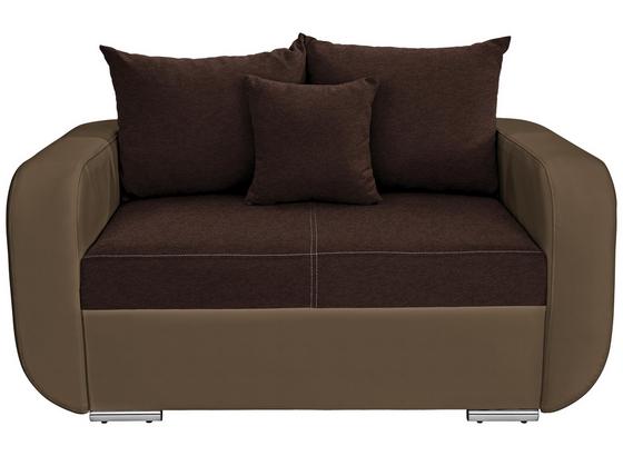 Zweisitzer-Sofa Faro B: 150cm - Chromfarben/Hellbraun, MODERN, Holz/Textil (150/90/92cm) - Ombra Zweisitzer-Sofa Faro B: 150cm - Chromfarben/Hellbraun, MODERN, Holz/Textil (150/90/92cm) - Ombra