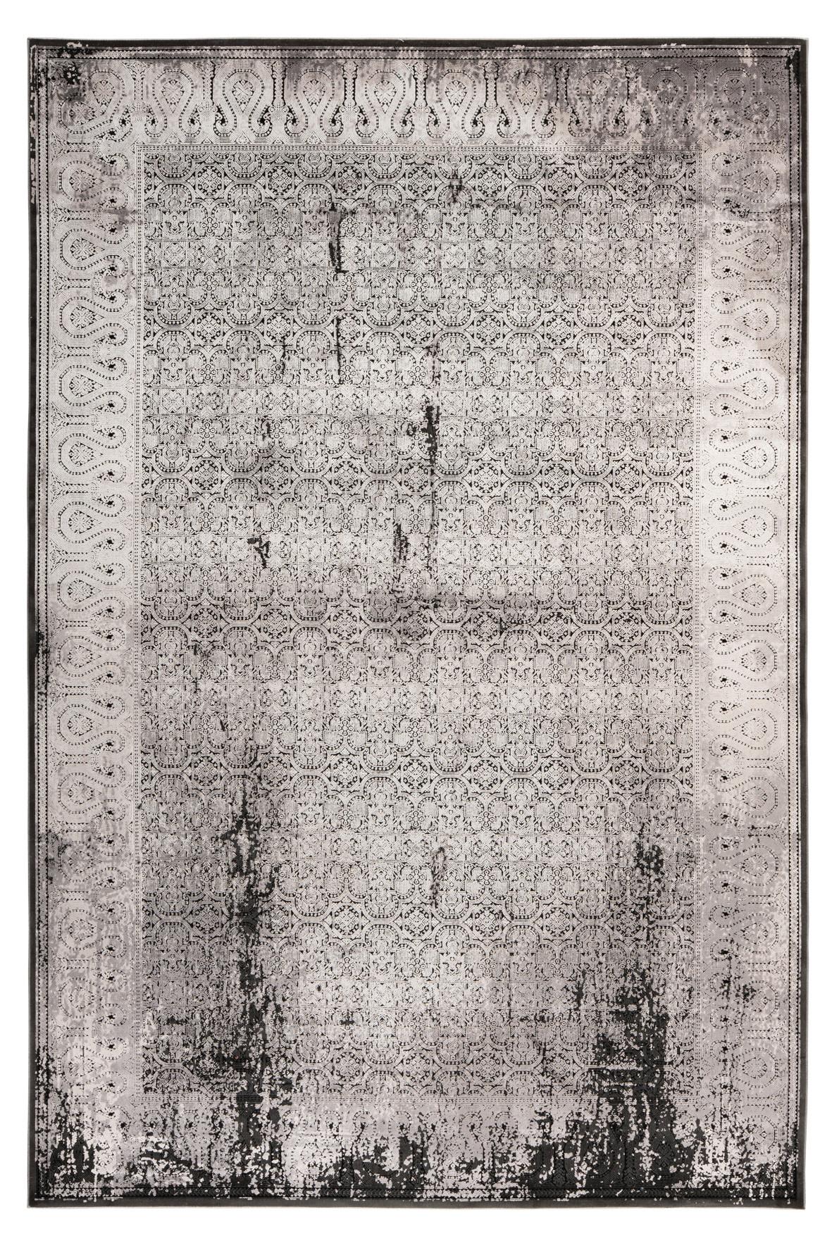 Webteppich My Eden Of Obsession - Schwarz/Grau, Design, Textil (140/200cm) - Obsession