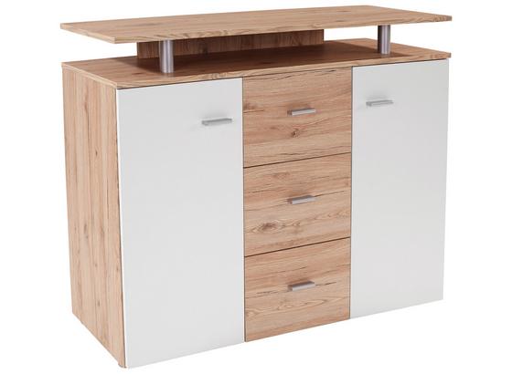 Komoda Leon Pl03 - farby dubu/farby jelše, Moderný, kompozitné drevo (120/92,3/40cm) Komoda Leon Pl03 - farby dubu/farby jelše, Moderný, kompozitné drevo (120/92,3/40cm)