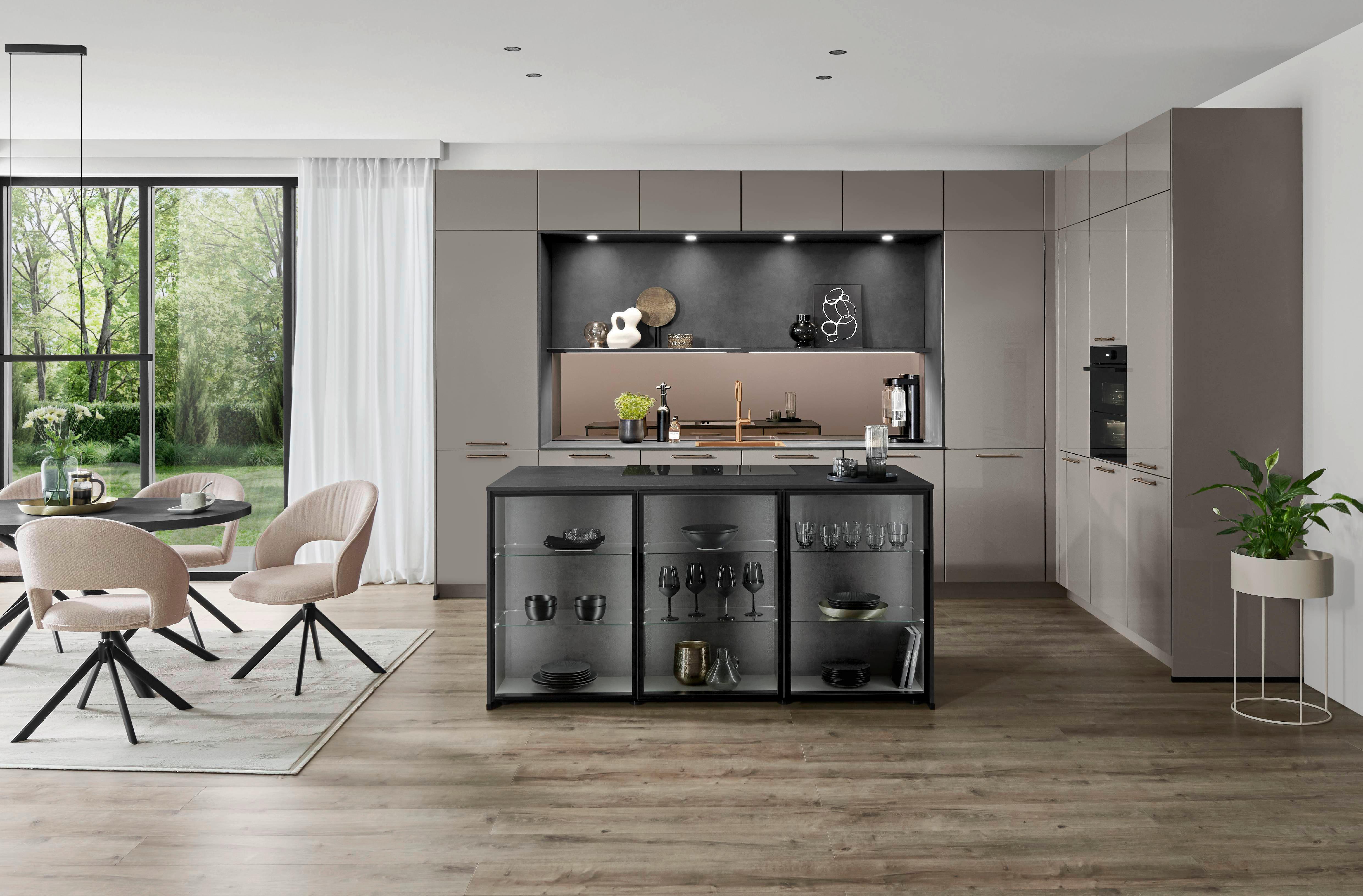 Einbauküche Eastbourne Frei Planbar Modernes Design - MODERN, Holzwerkstoff - Vertico