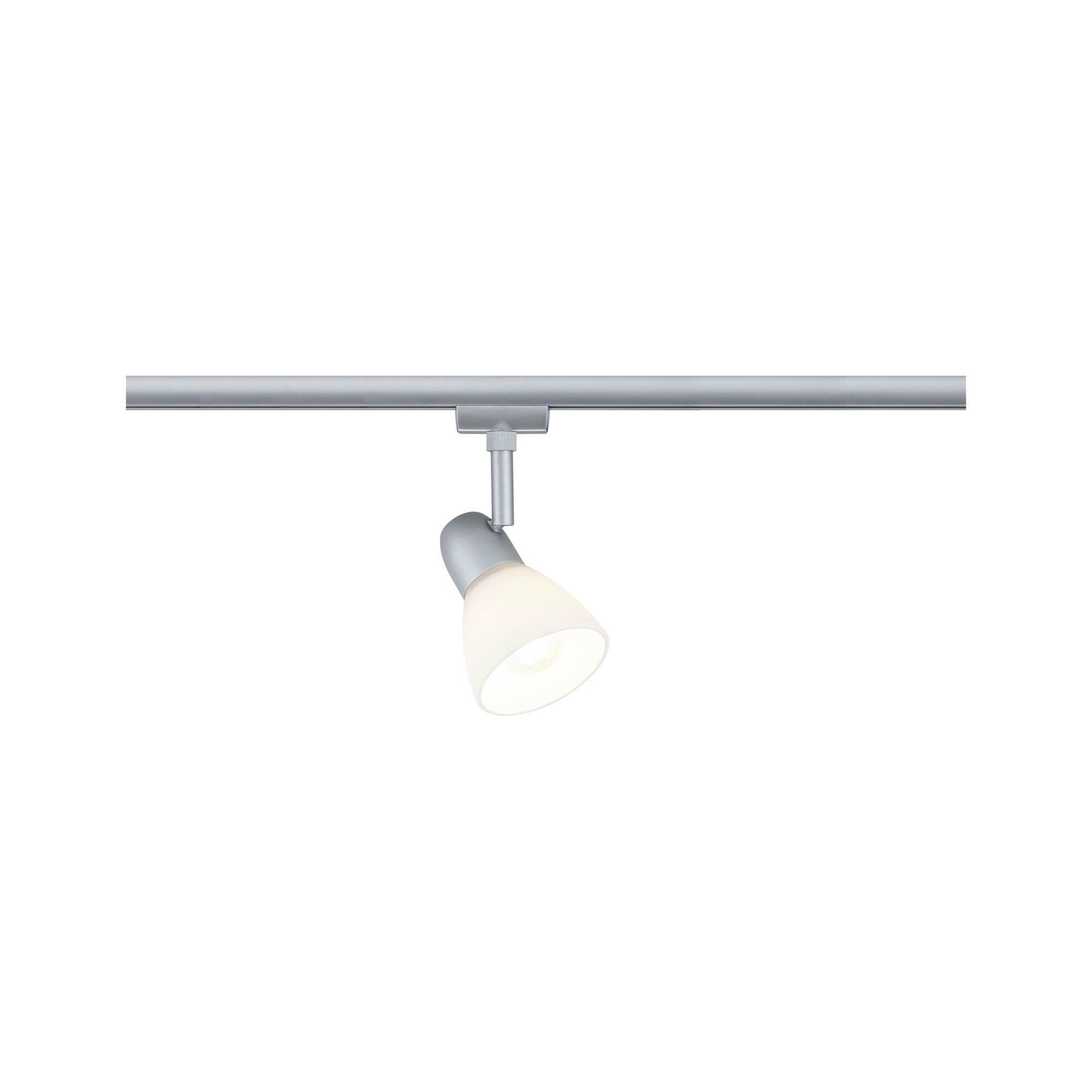 Schienensystem-Strahler 96986 Urail Caps - Chromfarben/Opal, Design, Glas/Metall (8,3/14,8cm) - Paulmann