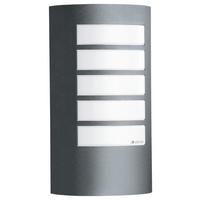 Außenwandleuchte L 12 Anthrazit - Anthrazit, Design, Kunststoff/Metall (10,8/15,5/27,2cm) - Steinel