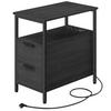 Beistelltisch Schwarz B: 60 cm - Schwarz, Trend, Holzwerkstoff (60/61/35cm) - MID.YOU