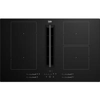 Kochfeld-dunstabzug-kombi Hixi84700uf             -Beko- - Schwarz, MODERN, Glas (82/22,7/52cm) - Beko