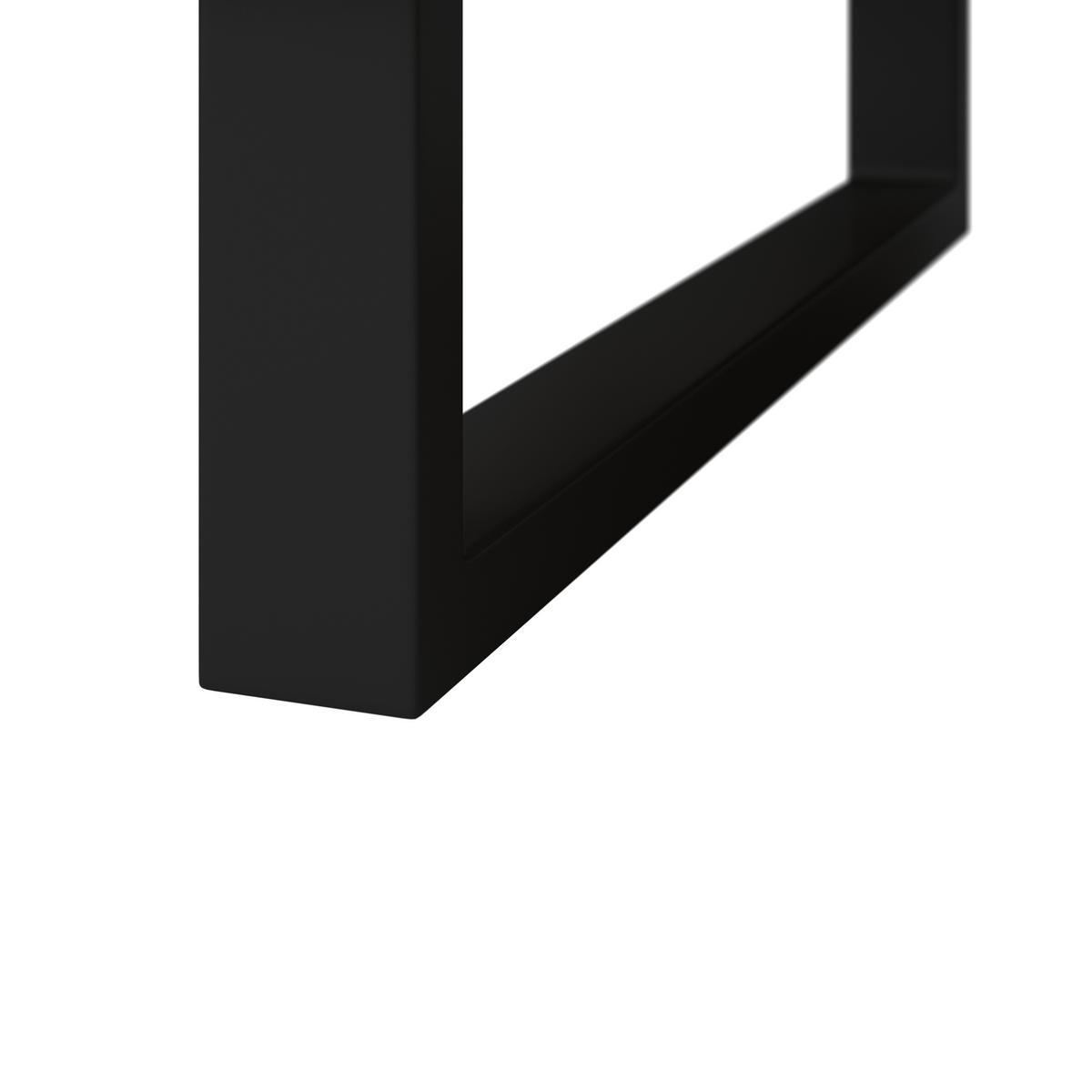 TERASOVÁ SEDACÍ SOUPRAVA CRISTINA - černá/krémová, Moderní, kov/dřevo (254/78/82cm) - Bessagi Garden