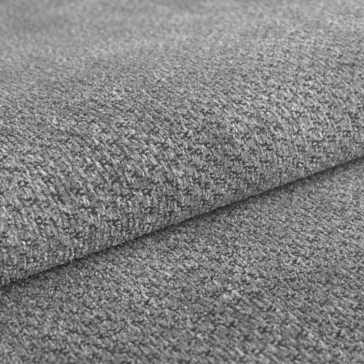 Ecksofa Volf Links New Gau, S: 203x261 cm - Hellgrau/Schwarz, Trend, Kunststoff/Textil (203/261cm)