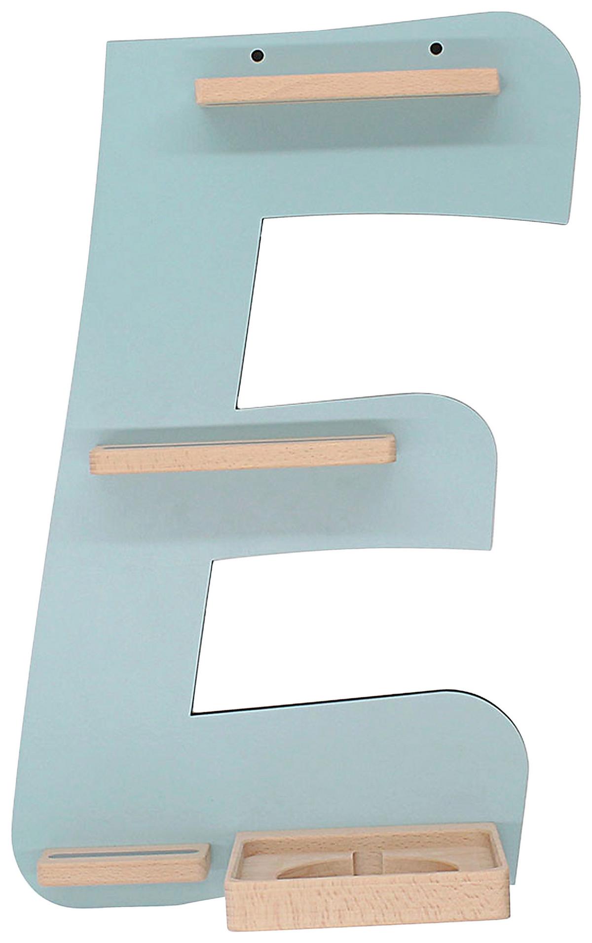 Kinderregal Boarti Grün B: 32 Cm - Grün, MODERN, Holzwerkstoff (32/47/19cm) - MID.YOU