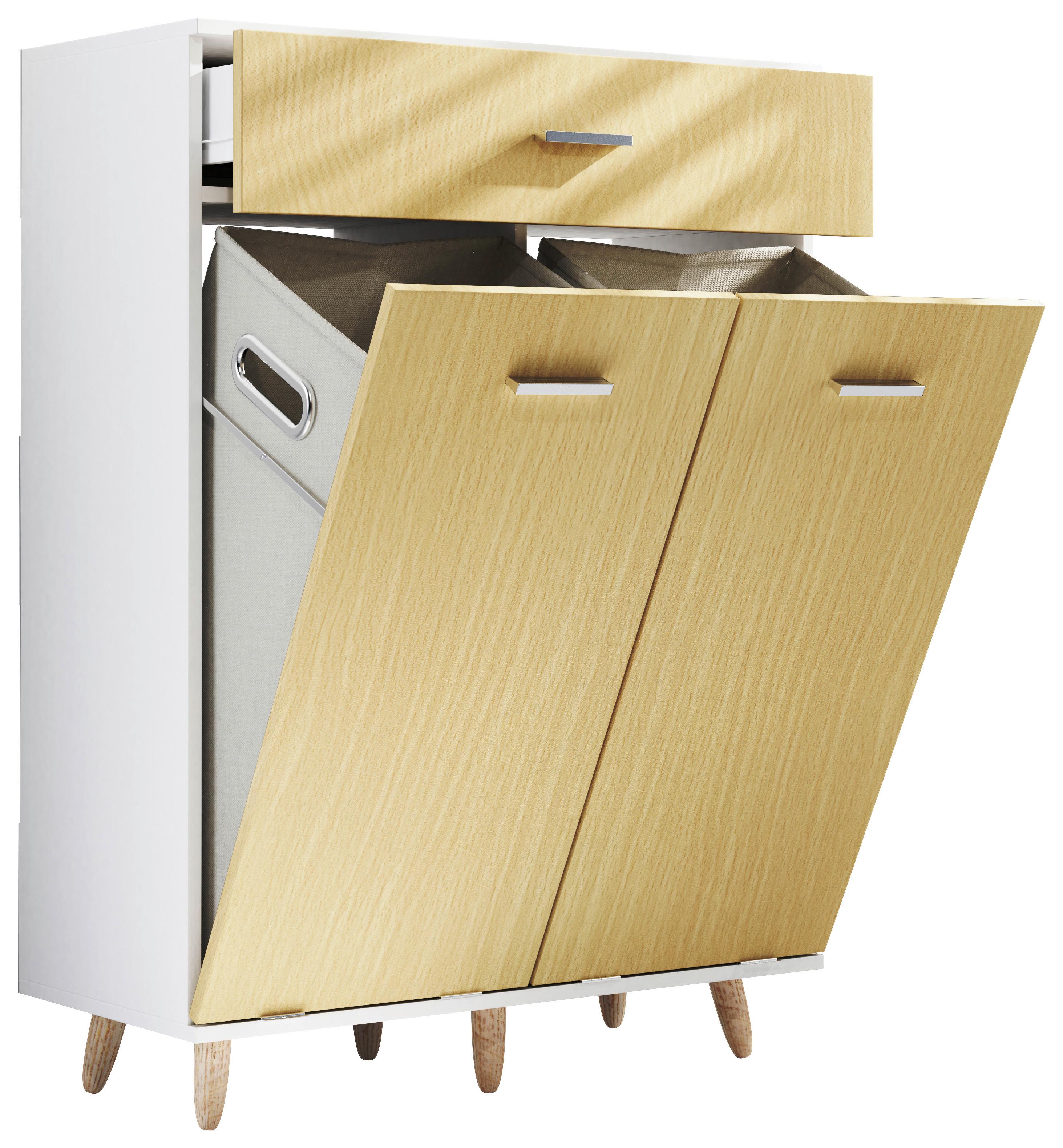 Midischrank Landos M Weiß/Hongieichefarben, B: 79cm
