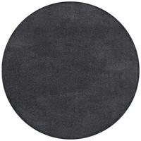 Shaggy Waschbar Grau 133x133 - Grau, Basics, Textil (133cm)
