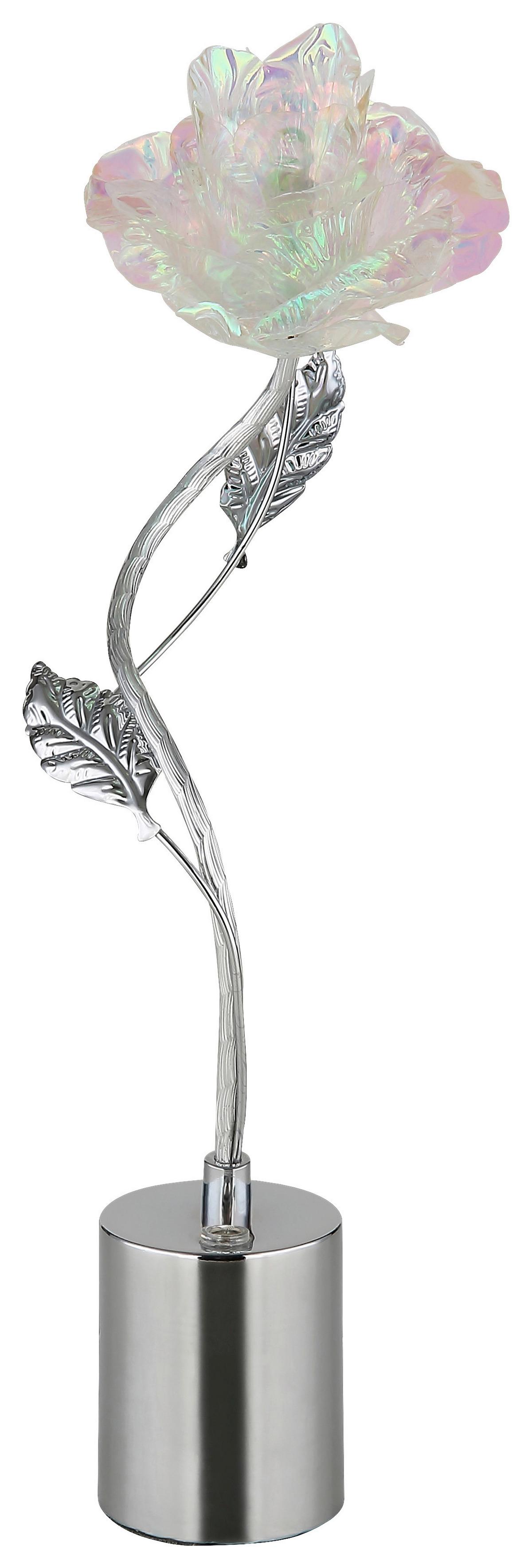 DEKORAČNÉ LED SVIETIDLO RESI - číra/chrómová, Modern, kov/plast (9/9/29cm) - Mömax