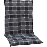 Niederlehner Auflage 4er-set Belgrad 100x50x6cm Bunt - Anthrazit/Schwarz, Basics, Textil (100/50/6cm) - Gardenson