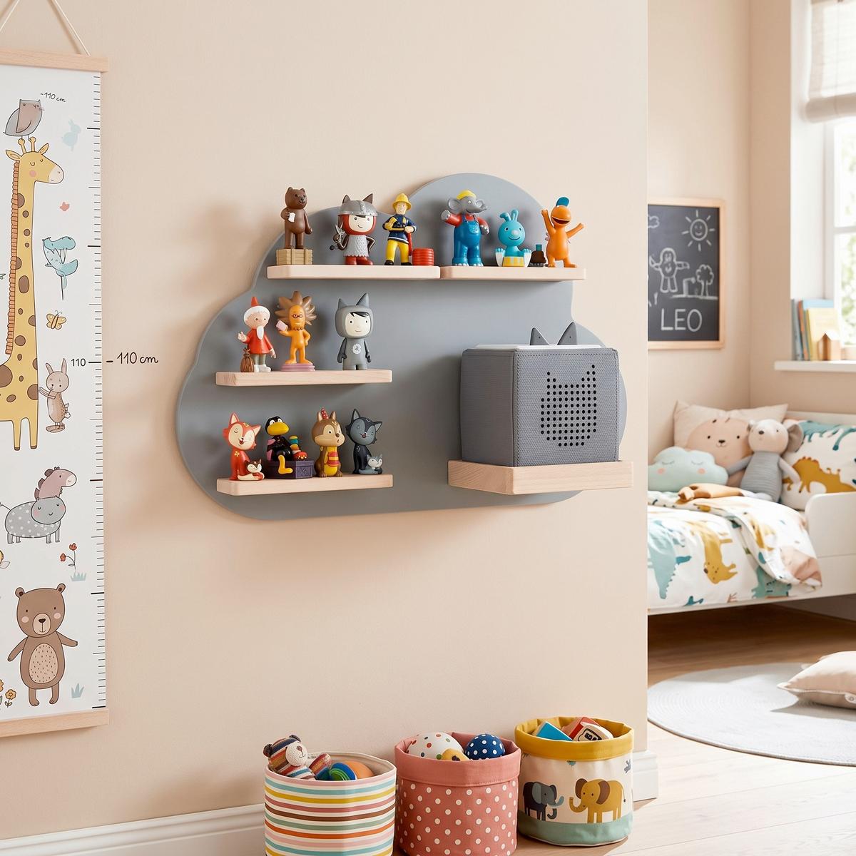 Kinderregal Boarti Grau B: 48 cm - Grau, MODERN, Holzwerkstoff (48/35/19cm) - Livetastic