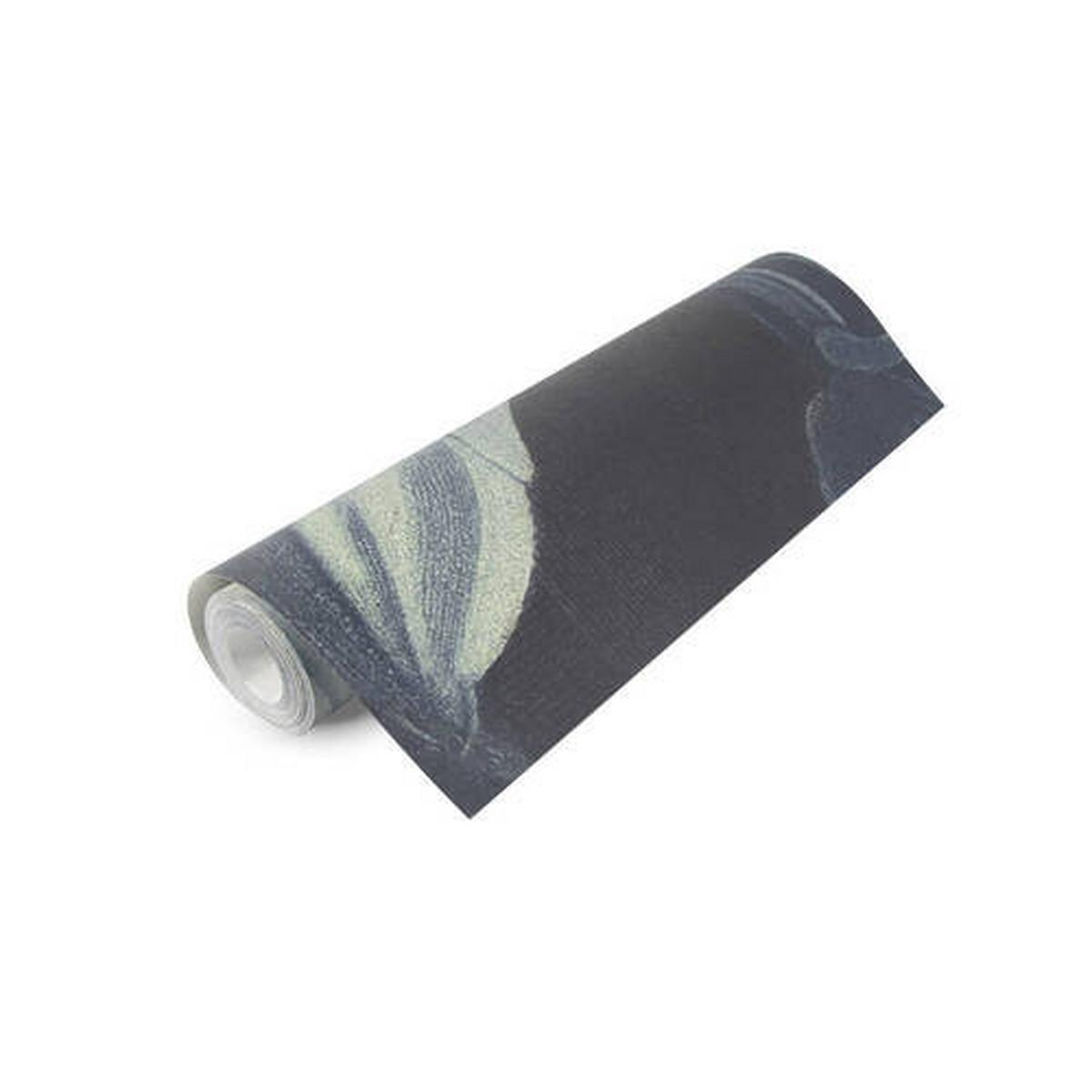 Fototapete Blumenmeer - Blau/Schwarz, Trend, Papier/Kunststoff (200/280cm)