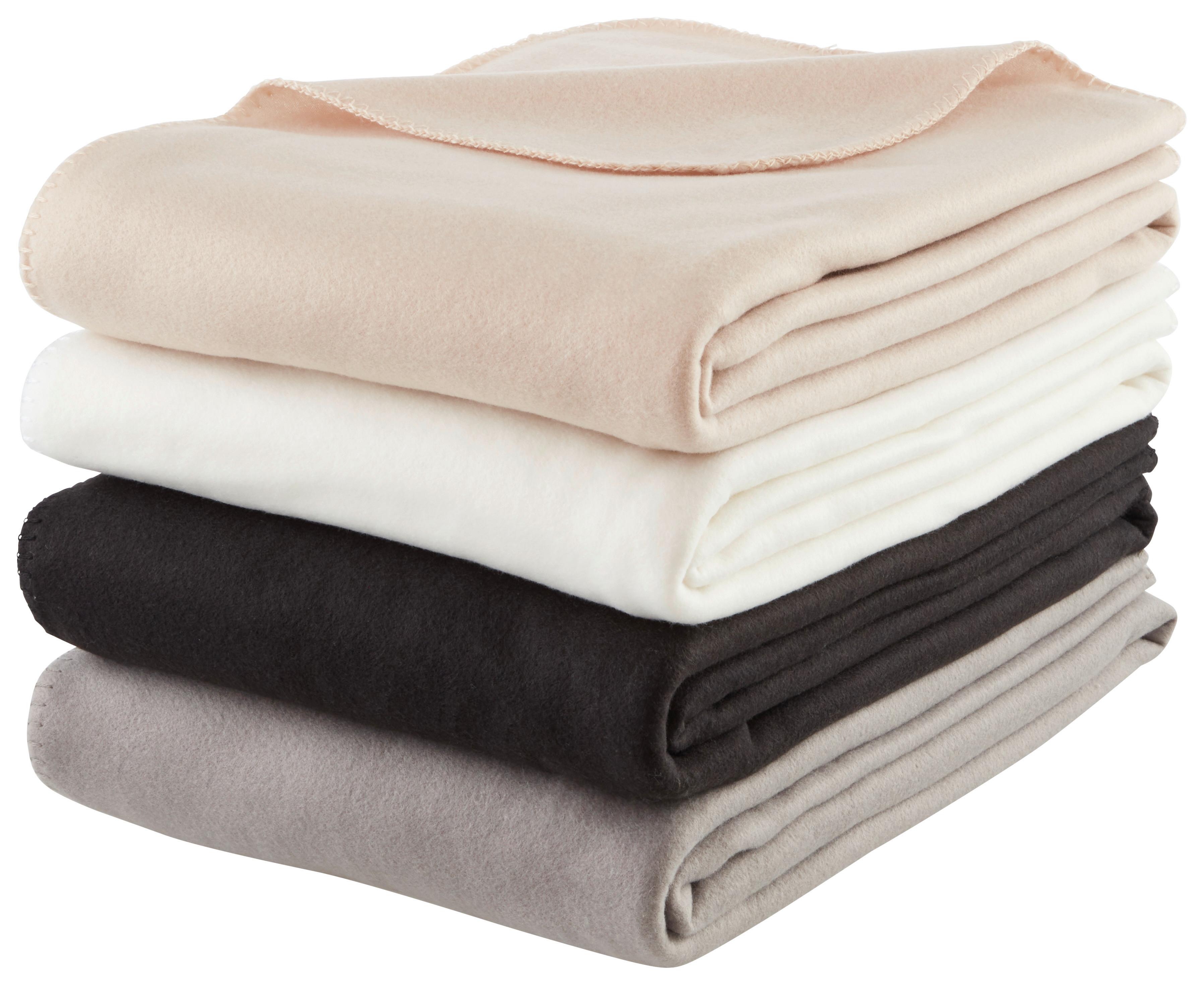 Fleecová deka Felicity, 140/200cm, šedá - šedá, Konvenční, textil (140/200cm) - Modern Living