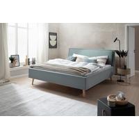 Polsterbett Frieda 140x200cm Hellblau - Eschefarben/Hellblau, KONVENTIONELL, Textil (140/200cm) - Livetastic