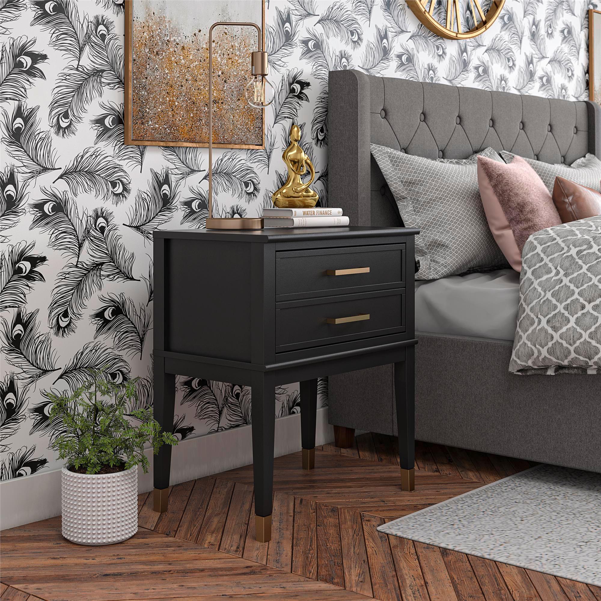 Beistelltisch Westerleigh Schwarz B: 60 Cm - Schwarz, Design, Holzwerkstoff (60/72/40cm) - MID.YOU