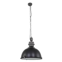 Pendelleuchte Bikkel - Braun, Trend, Glas/Metall (52/153/52cm)
