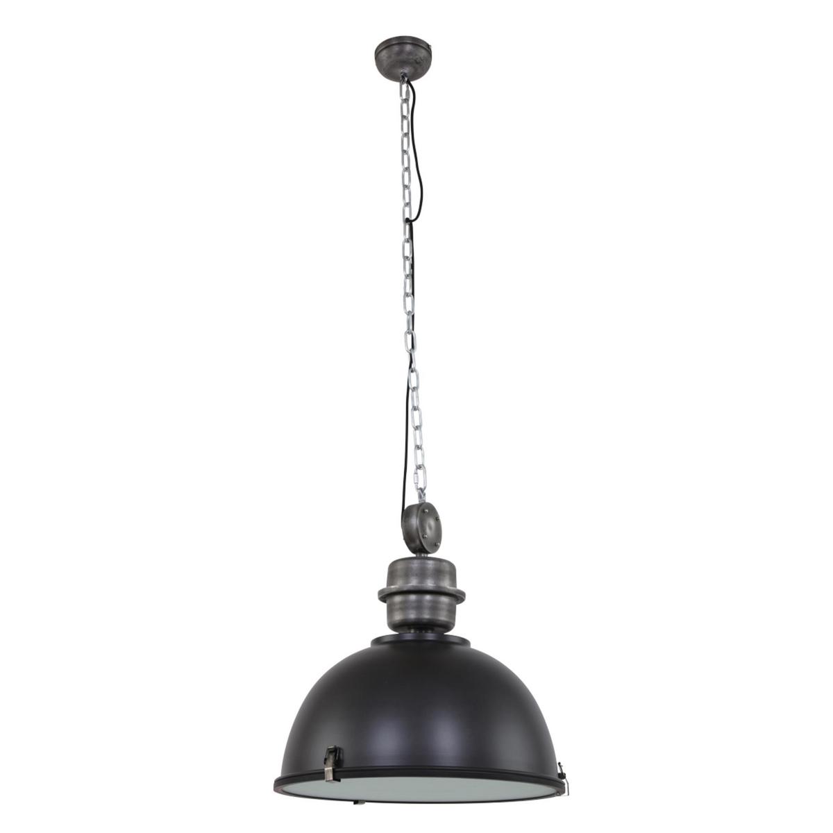 Pendelleuchte Bikkel - Braun, Trend, Glas/Metall (52/153/52cm)