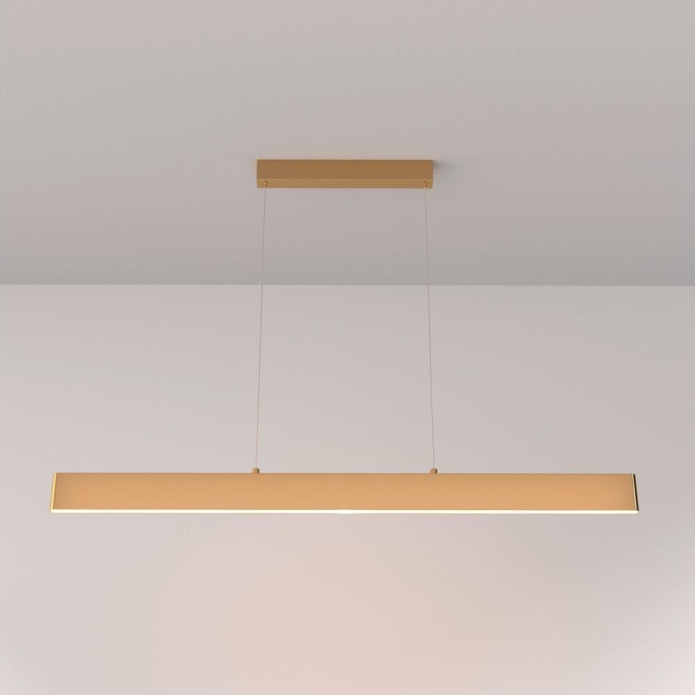 Hängeleuchte Step - Goldfarben, Basics, Metall (118,5/4/8cm) - MAYTONI