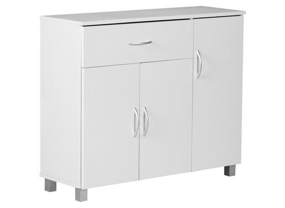 Sideboard Jarry B: ca. 90 cm - Weiß/Grau, KONVENTIONELL, Holzwerkstoff (90/75/30cm) - Livetastic Sideboard Jarry B: ca. 90 cm - Weiß/Grau, KONVENTIONELL, Holzwerkstoff (90/75/30cm) - Livetastic
