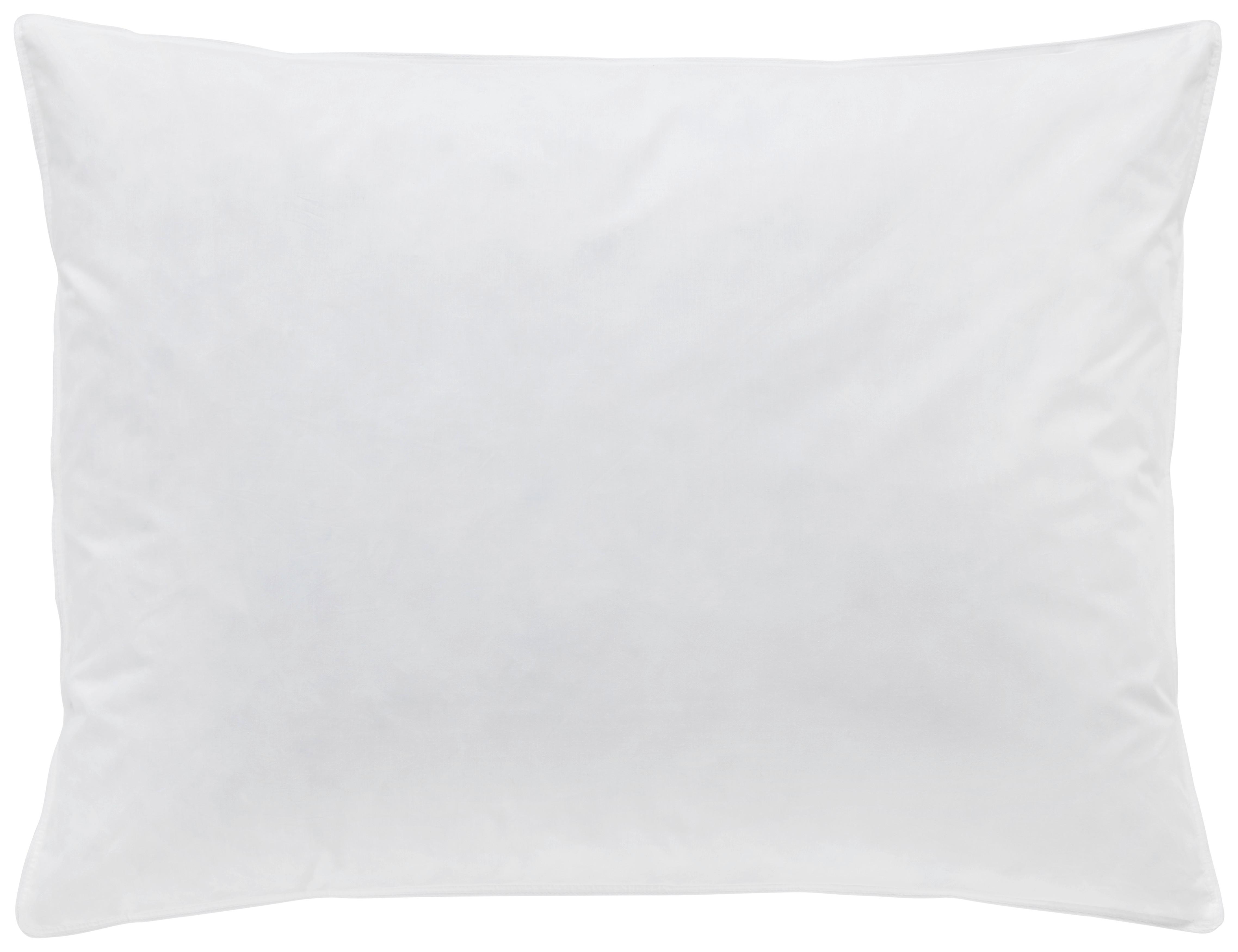POLŠTÁŘ POD HLAVU Flach, 70/90cm, bílá - bílá, Konvenční, textil (70/90cm) - Nadana