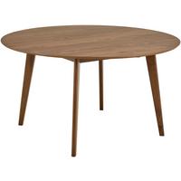 Jedálenský stôl ROXBY dyha farba orech 140 - farba vlašského orecha, Konventionell, drevo (140/140/76cm) - MID.YOU