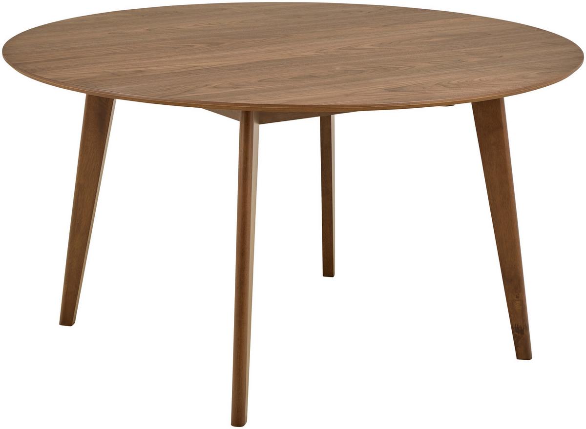 Jedálenský stôl ROXBY dyha farba orech 140 - farba vlašského orecha, Konventionell, drevo (140/140/76cm) - MID.YOU