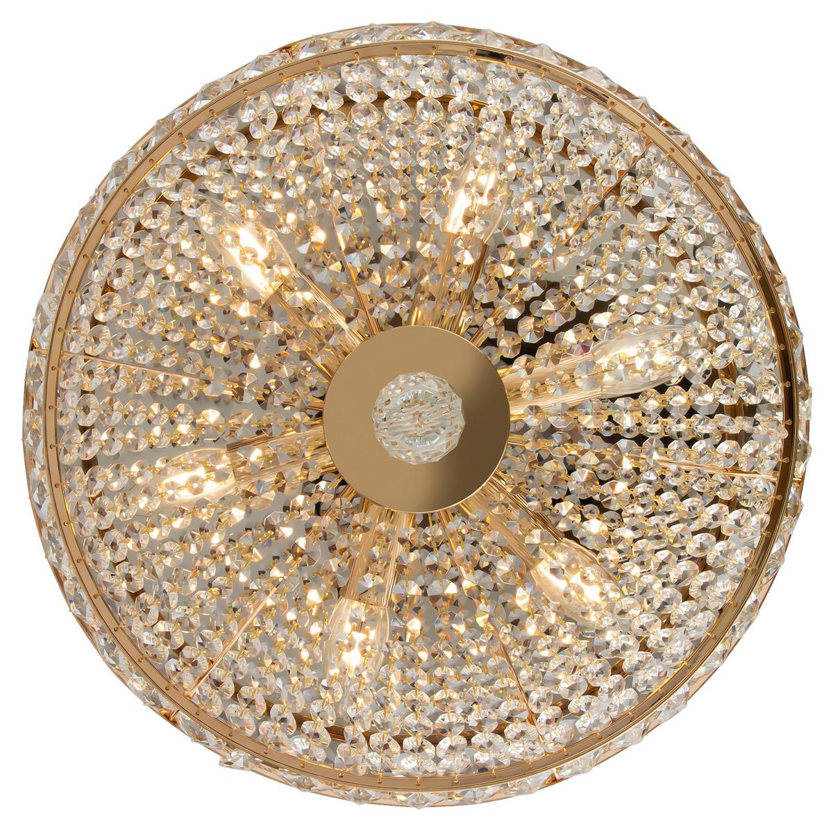 Kronleuchter Ottilia - Goldfarben, Trend, Glas/Metall (43,5/23,5/43,5cm) - MAYTONI