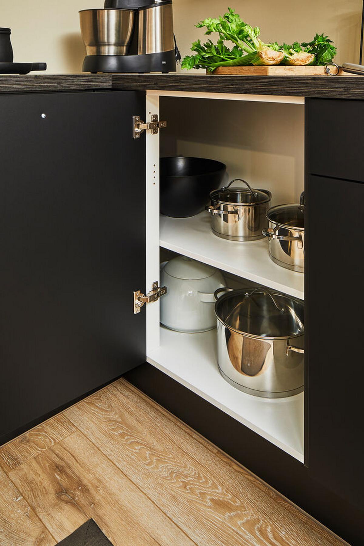 Einbauküchen Pn 210 Frei Planbar Modernes Design - Holzwerkstoff - Pino