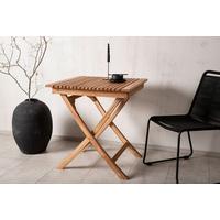 Gartentisch Klappbar Ghana Teakholz L 70 cm - Teakfarben, KONVENTIONELL, Holz (70/70/75cm) - Gardenson