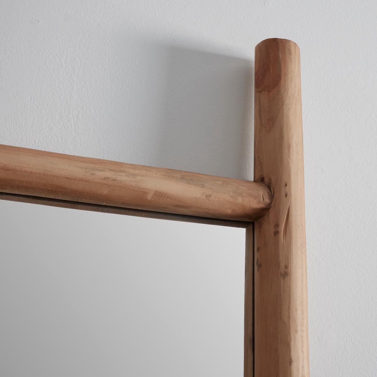 Zrcadlo masiv JASMIN - přírodní barvy, Moderní, dřevo/sklo (57/170/5cm) - Livetastic
