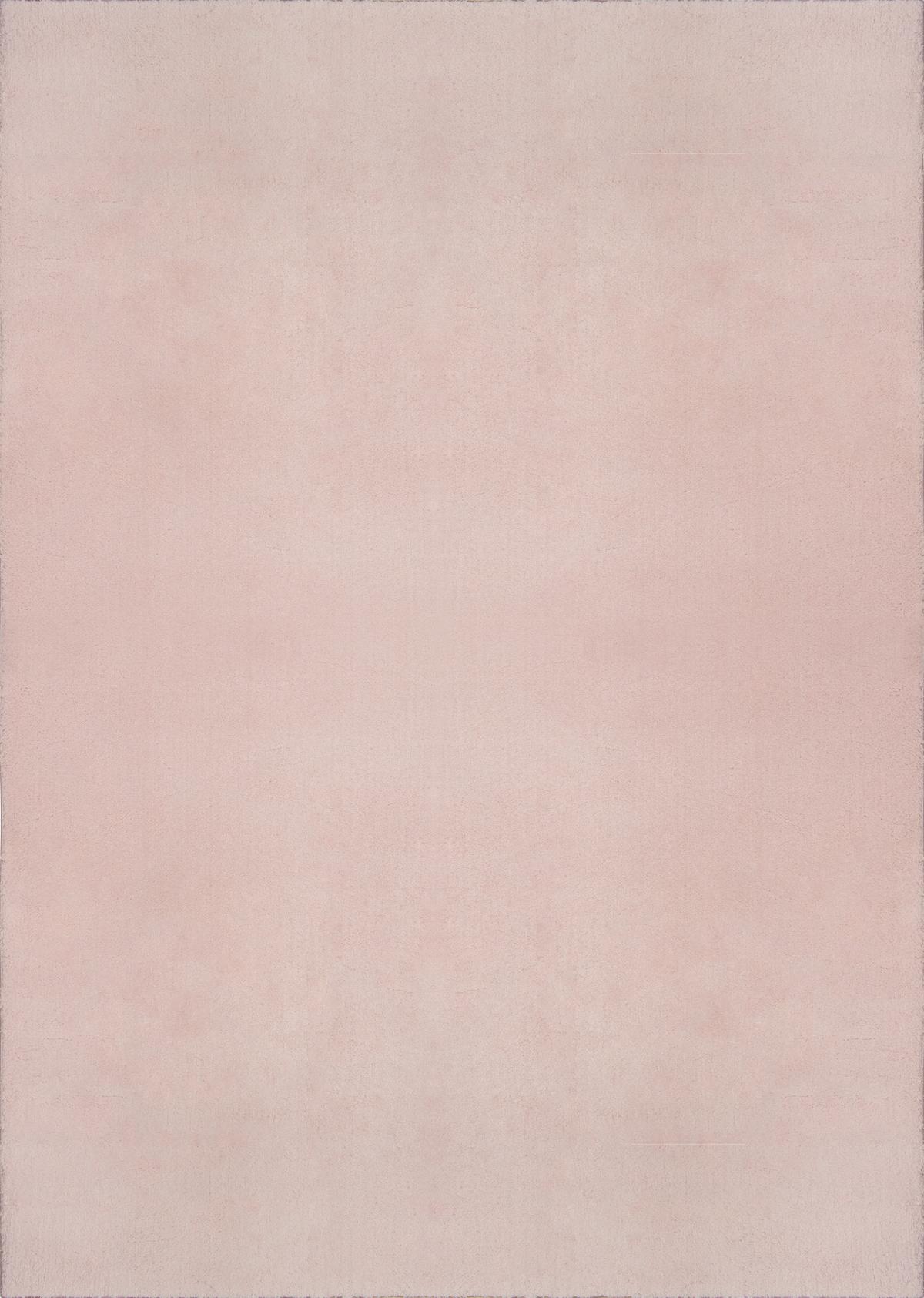 Fellteppich Loft - Rosa, KONVENTIONELL, Textil (60/110cm)