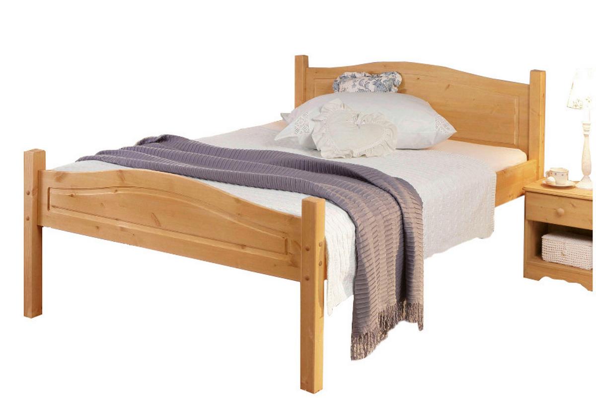 Bett Bolton Naturfarben 90x200cm - Naturfarben, Design, Holz (90/200cm) - MID.YOU