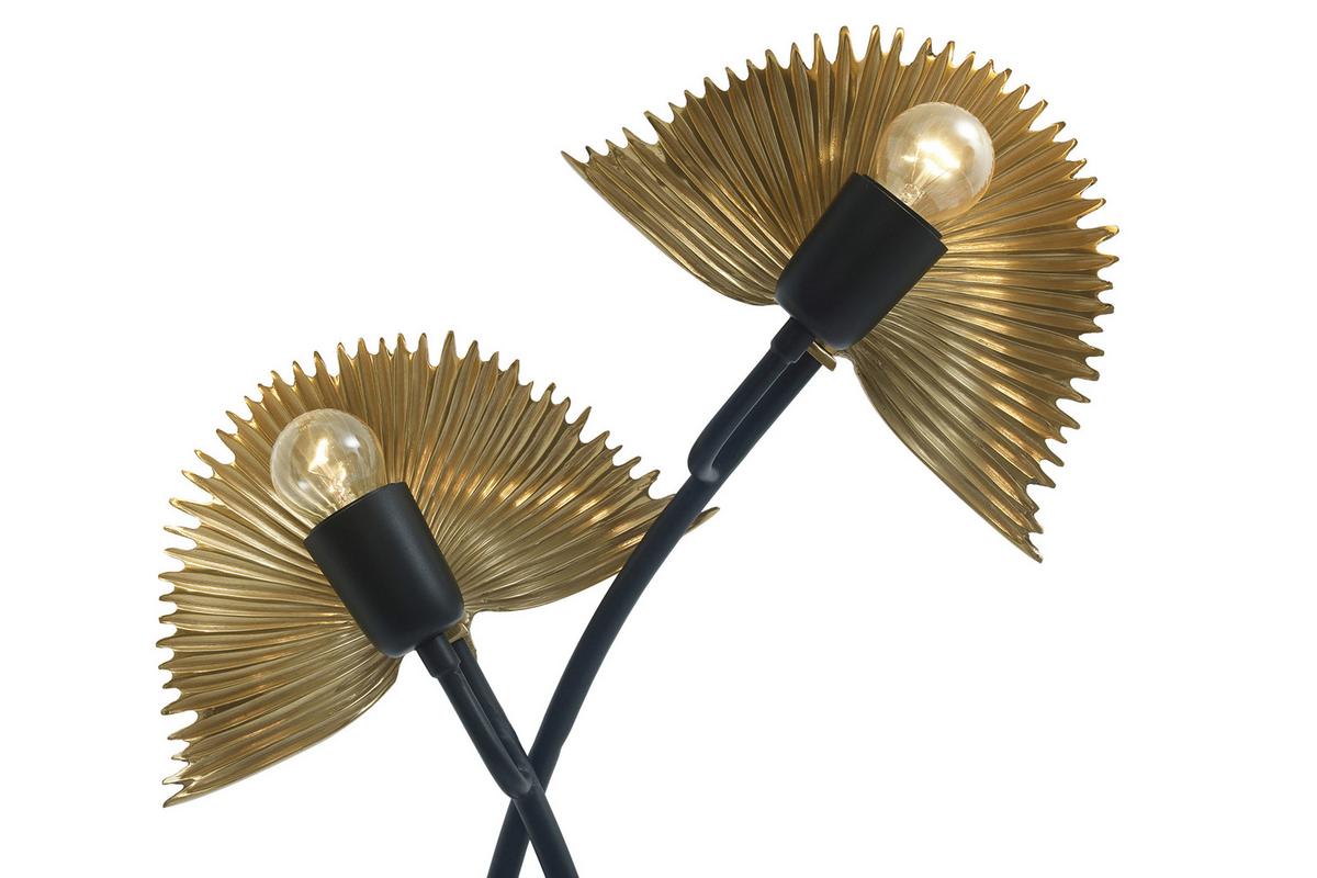 Tischleuchte Sue 100 Gold - Goldfarben, Basics, Metall (38/16/60cm) - Kayoom